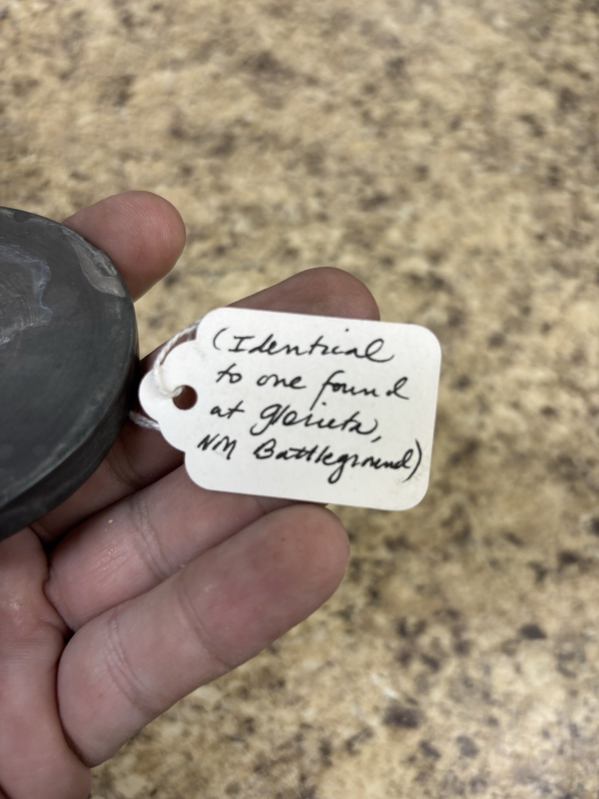 Antique Zinc Soldier Shaving Folding Mirror Civil War Era Original