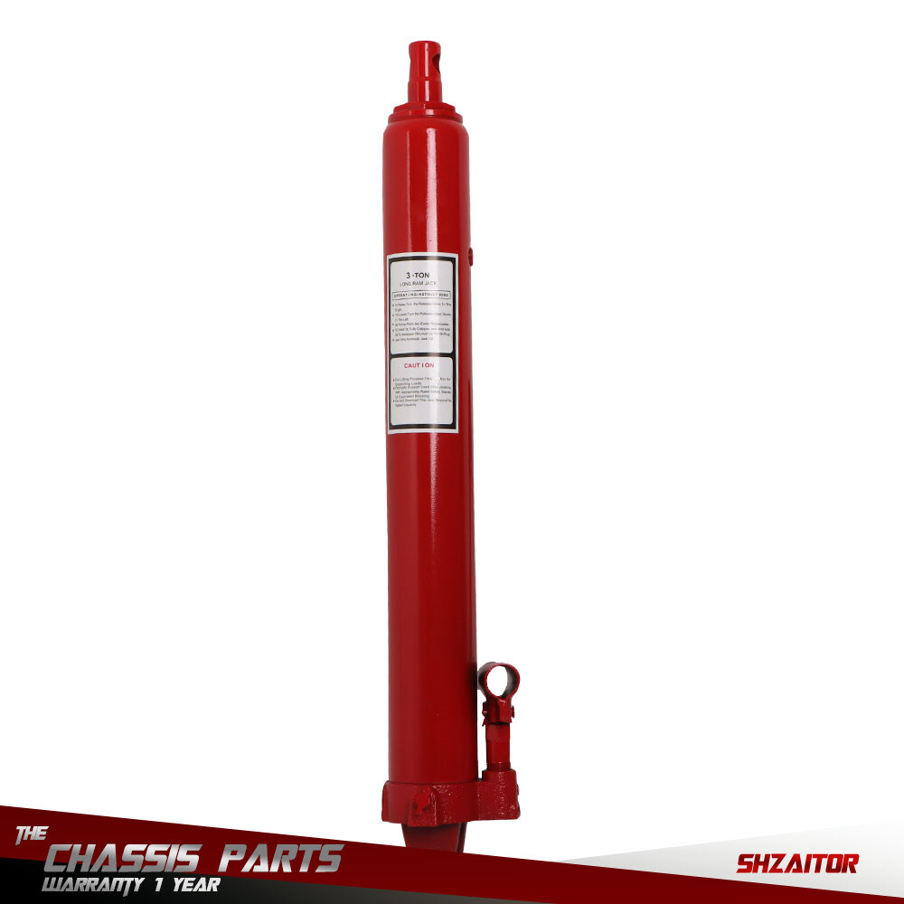 For Engine Lift Hoist Cherry Picker 3 Ton Hydraulic Long Ram Jack Manual Pump