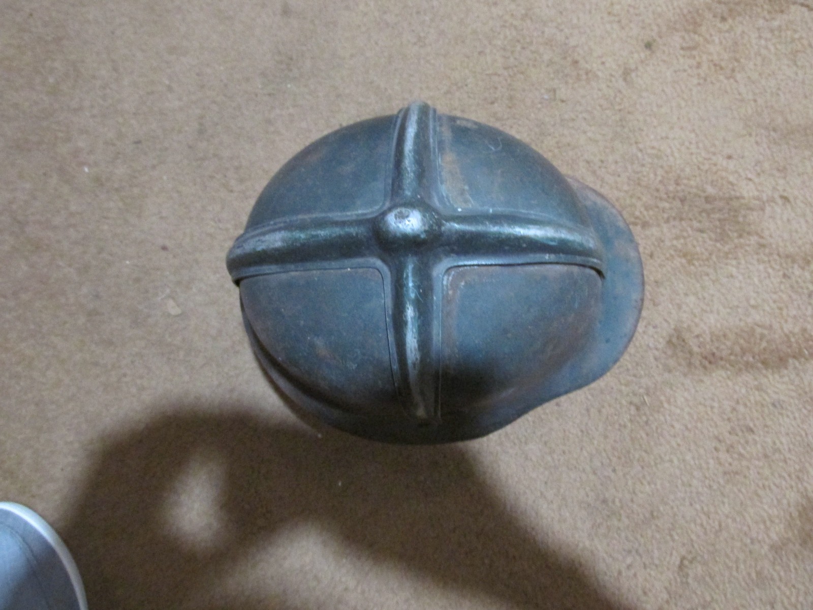 WW2 Hungarian Tuzolto military fire helmet GY 66 (Gyor)