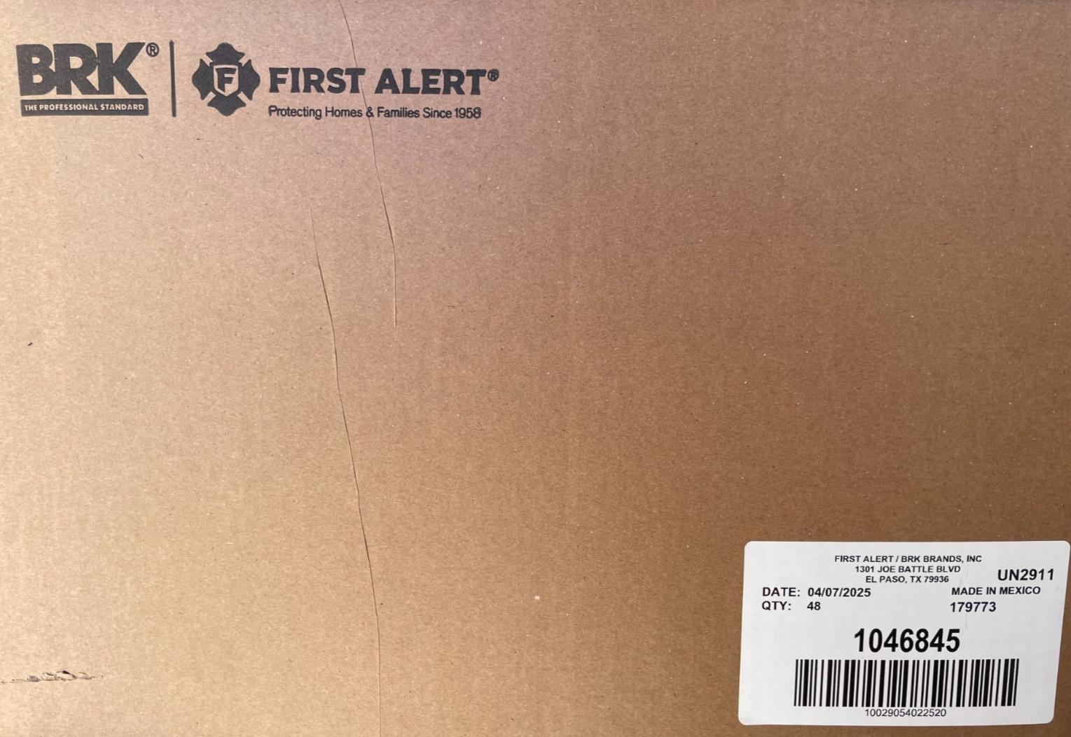 BRK SMI100-AC Hardwire Smoke Alarm W/ Battery Backup 12 Pack New