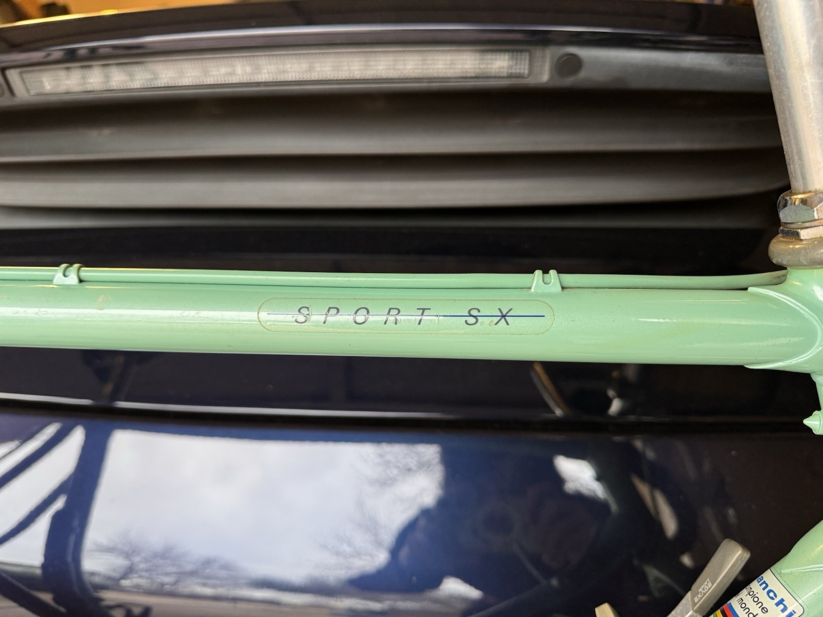 Bianchi Sport SX Vintage Racing Bike Celeste Green Steel Frame 700C Wheels