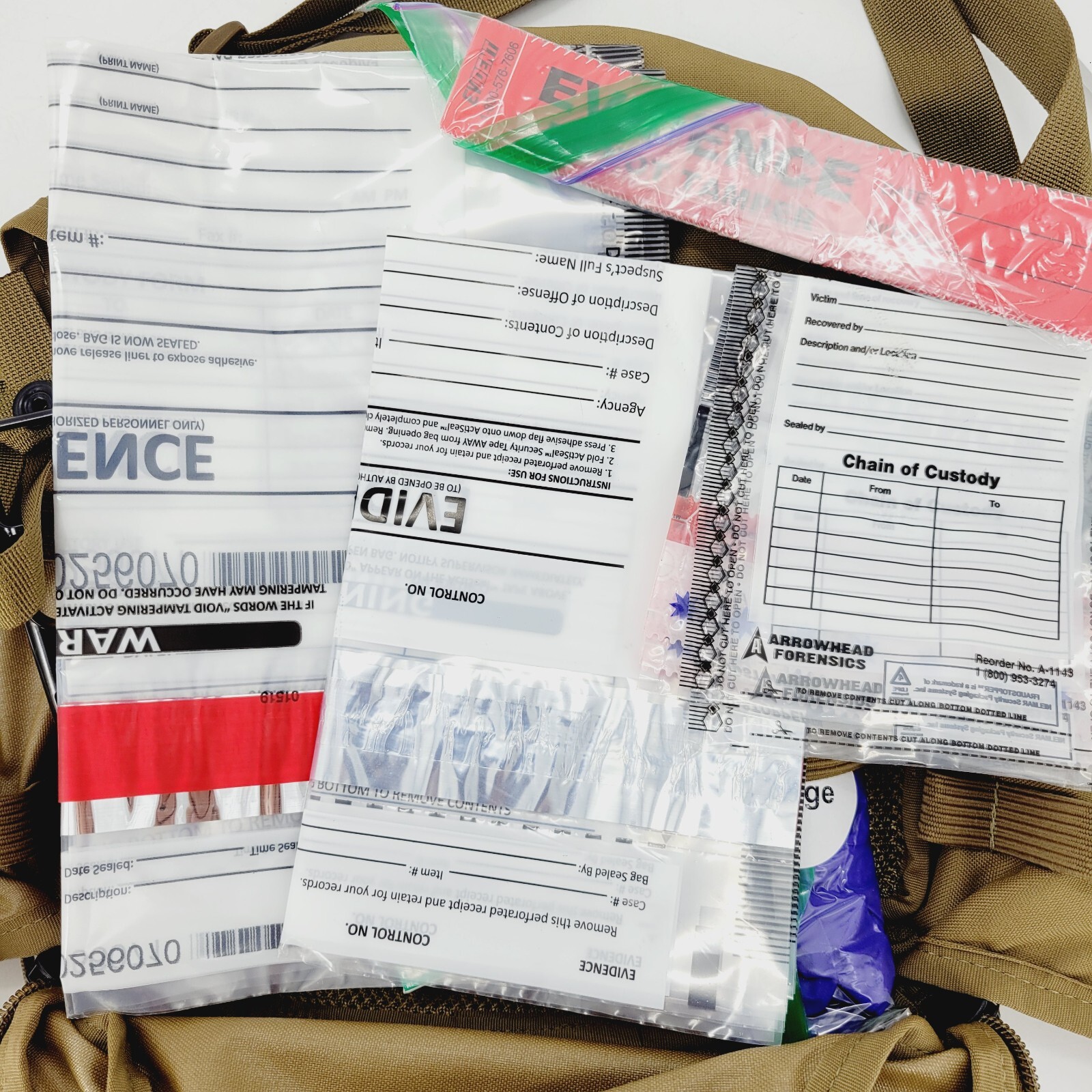 Mystery Ranch IPOCK Individual Point Capture Kit Coyote VLAK Evidence Collection