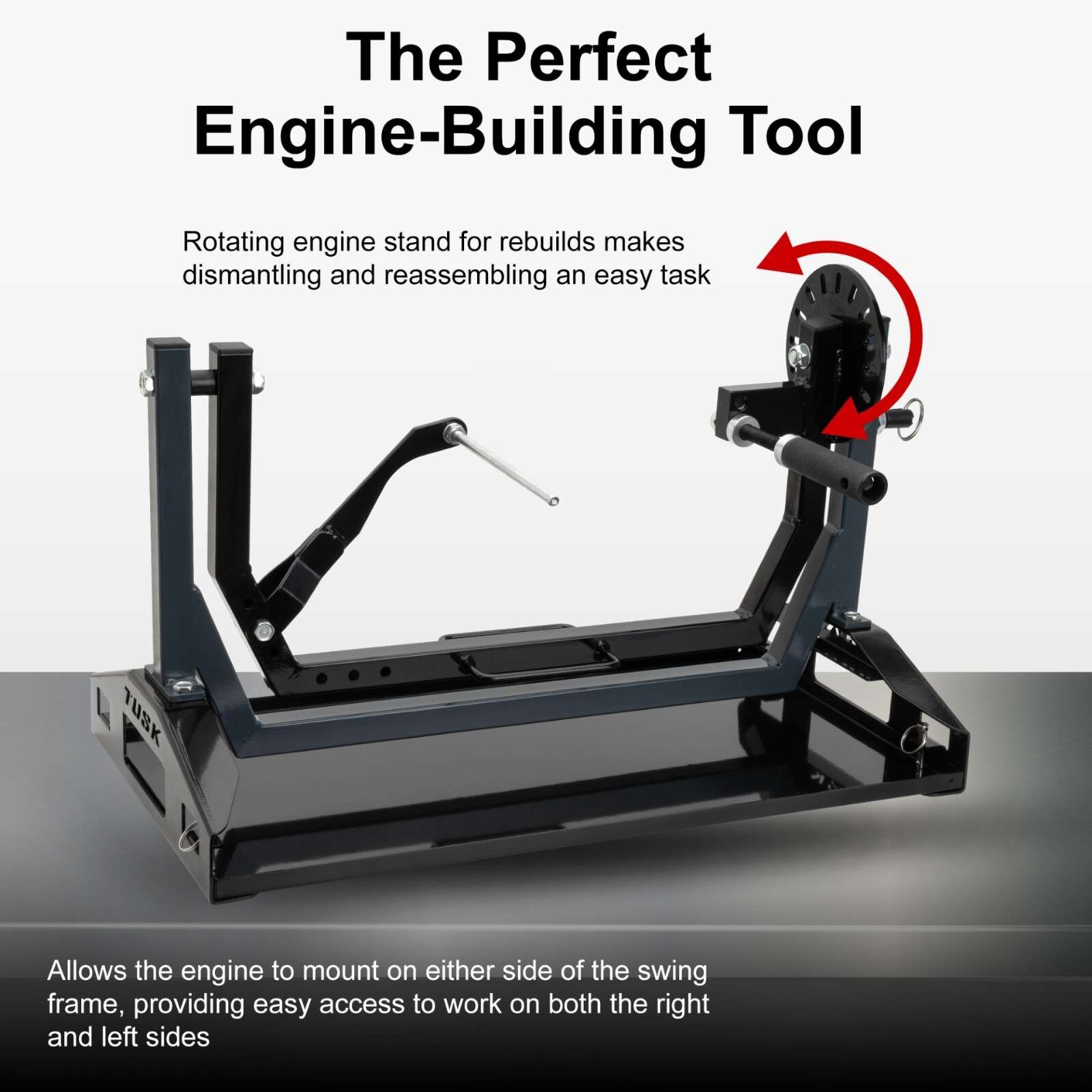 Tusk Motorcycle Engine Stand / rebuilding single cylinder 2 or 4-stroke engines