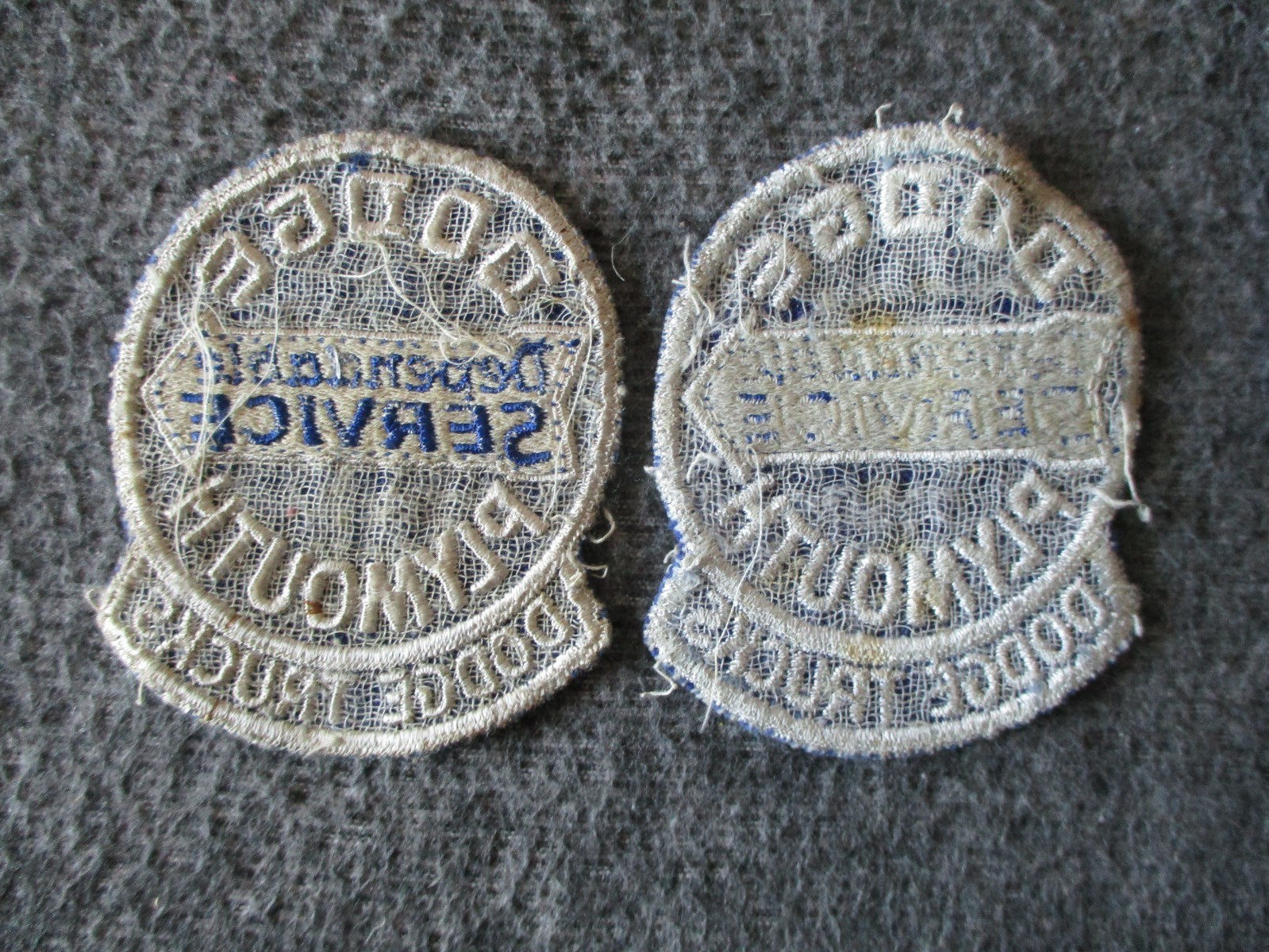 VINTAGE AUTOMOTIVE PATCHES (12)-FORD COBRA HARLEY-DAVIDSON CHEVY DODGE PLYMOUTH