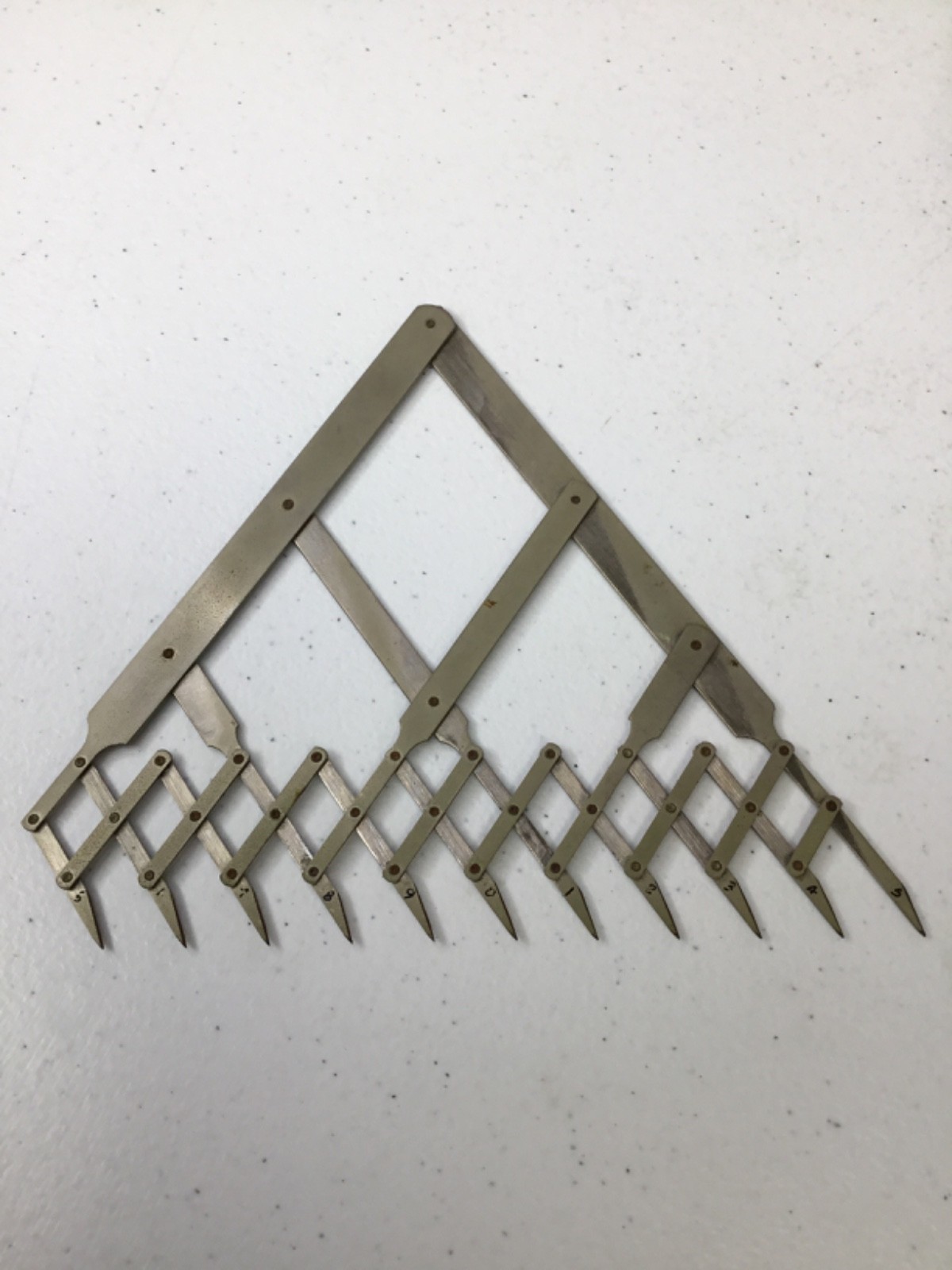 Vintage Lietz German 10-Point Spacing Divider Tool W/Original Box