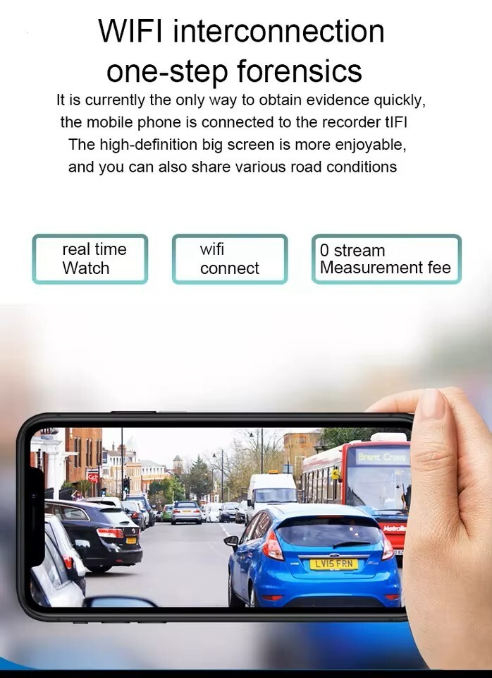 Audi OE Integrated Plug & Play 4K Dashcam Most Models 2017-2020 w/o ACC Black