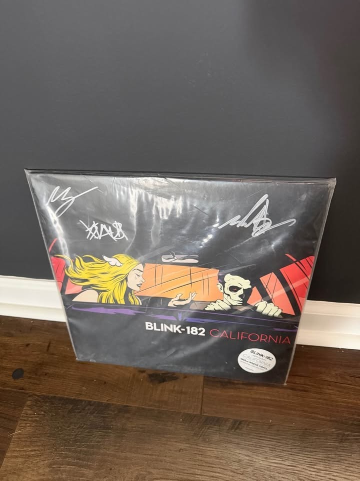 SIGNED Blink-182 California Album Vinyl - BRAND NEW