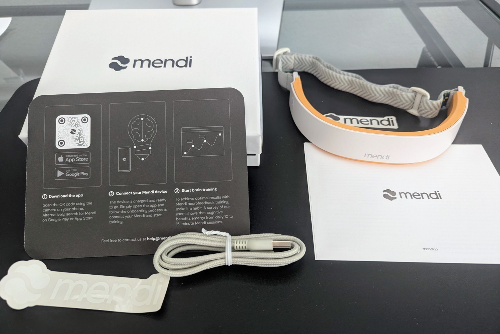 MENDI Neurofeedback Headset Brain Focus Training & Mental Health Device MINT!