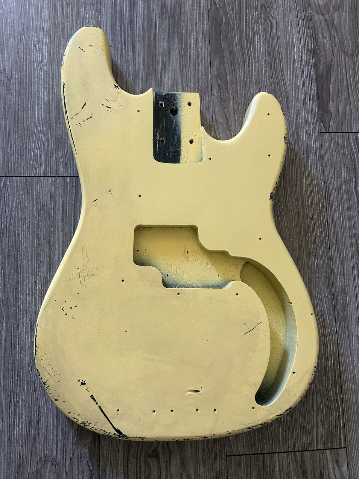 Yellow Body for Precision Bass Relic - NITRO finished