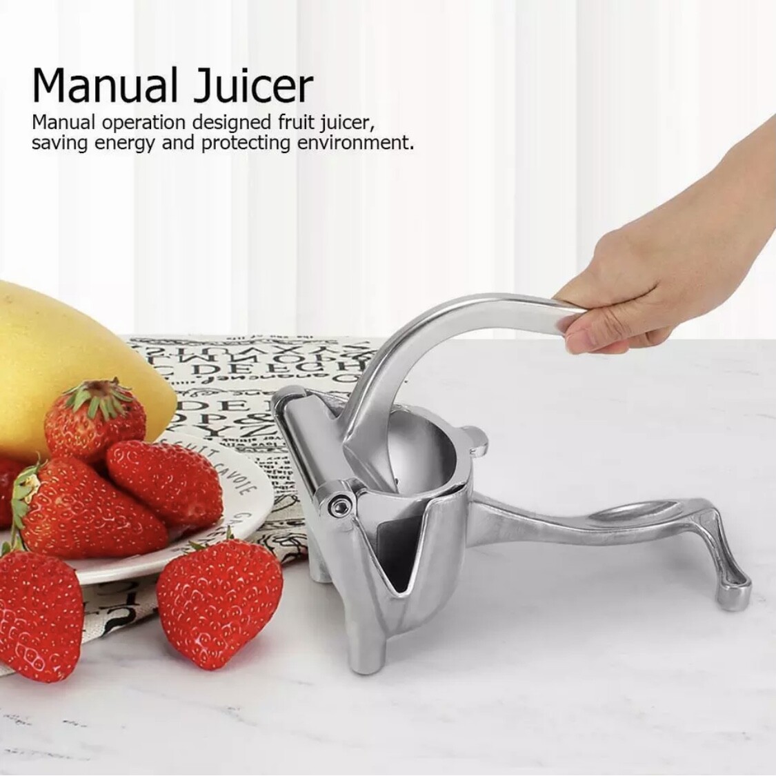 Heavy Duty Manual Fruit Juicer Press Lemon Squeezer Premium Extractor Hand