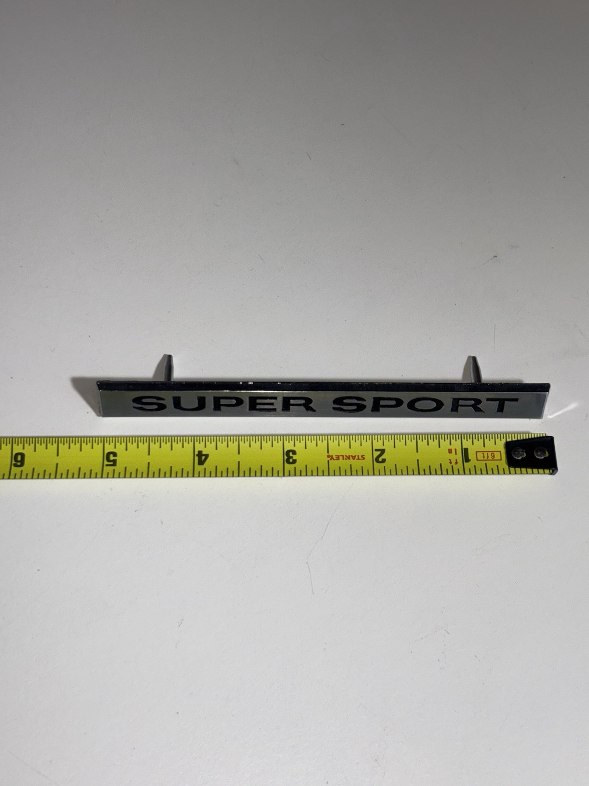 Super Sport Metal Chevrolet Fender Emblem