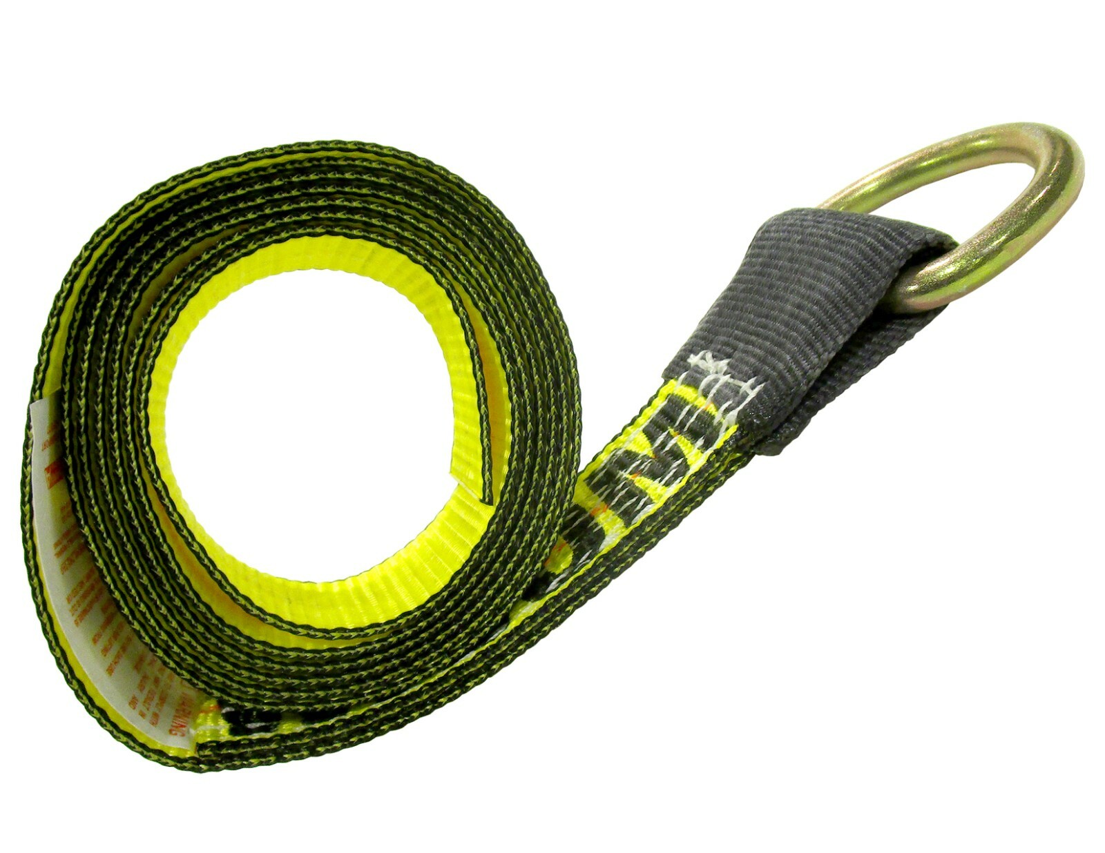 USA 8pc Yellow 8' Lasso Strap 2" Ratchet w/ Finger Hook Tow Truck Tire Wheel Tie