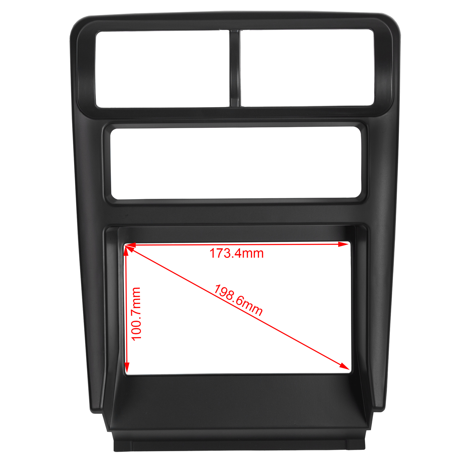 For 1994-2002 Ford Mustang Car Stereo Radio Double Din Dash Kit Bezel