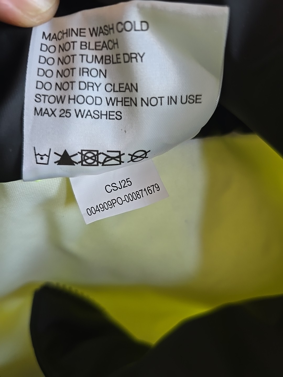 CSX CLT CORNERSTONE ANSI 107 Type R CLASS 3 SAFETY WINDBREAKER JACKET Mens 3XL