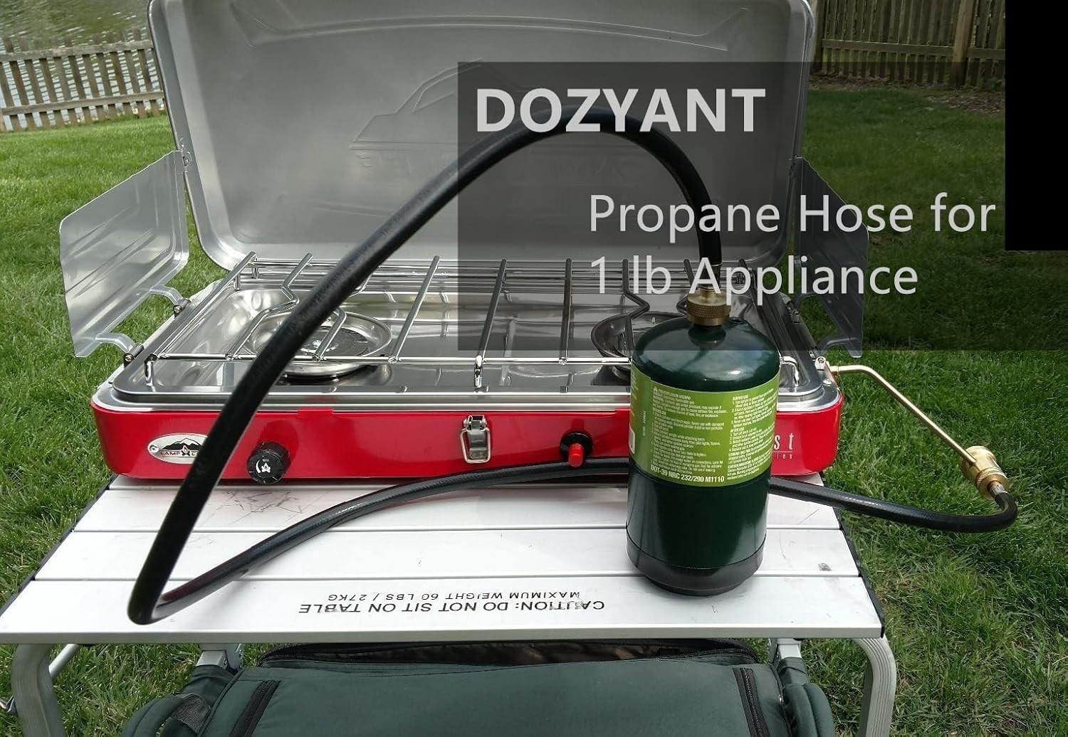 Secure 4-Foot Propane Torch Extension Hose for T and Y Connectors - Easy Install