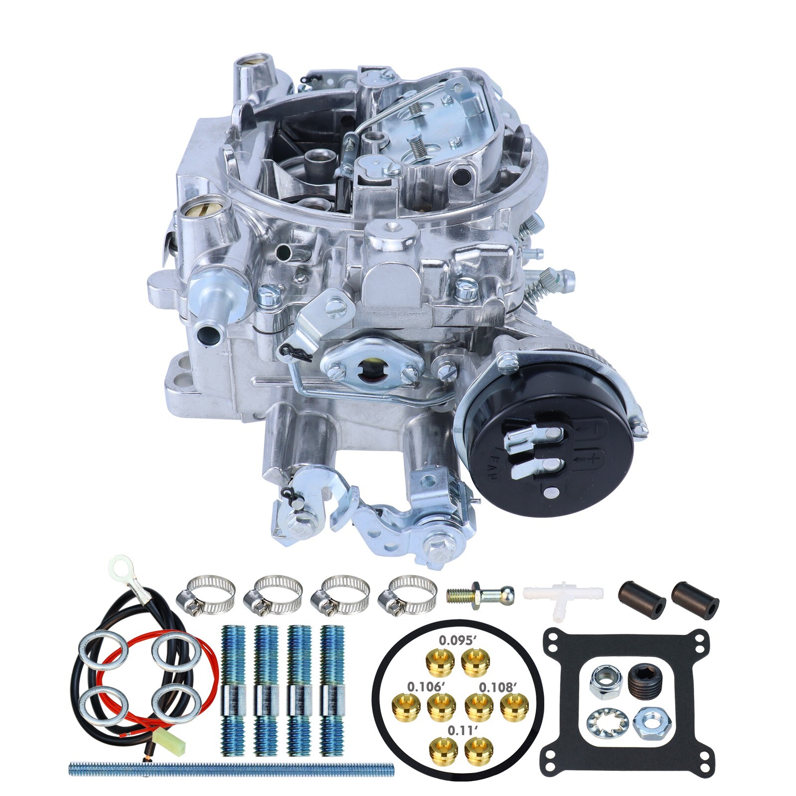 Edelbrock 1411 Performer 750 CFM 4 Barrel Carburetor, Electric Choke