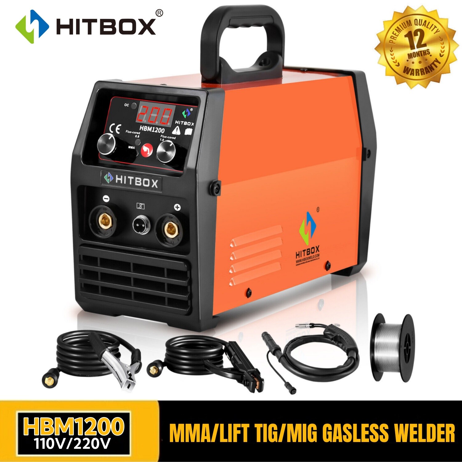 140A 3 in 1 MIG Welder 110V/220V Stick Lift TIG MIG Gasless Welding Machine US