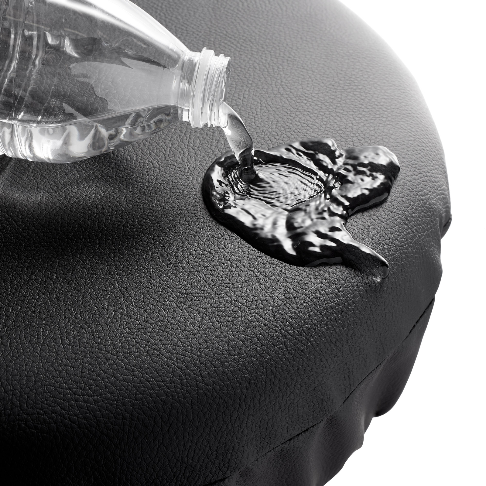 2 - Pack Waterproof PU Round Bar Stool Seat Cover, Anti-Slip