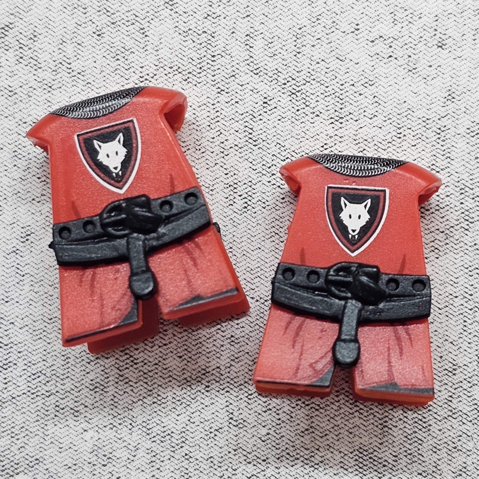 2pack Custom Wolf Tabard Blocks Accessories for Minifigures gA1wt2