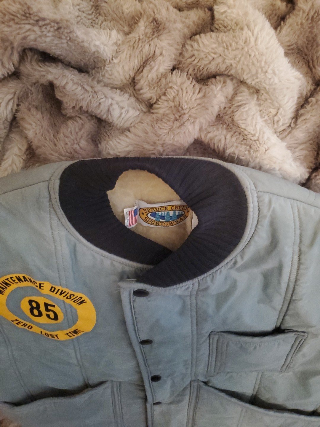 Vintage PECO Philadelphia Electric Company Maintenance Division Work Vest 85