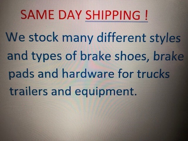 3722G501, S-A173, Parking Brake Shoes with spring kit 10'' x 3'' SHIPS SAME DAY!