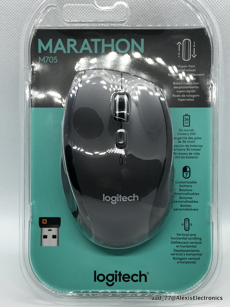 NEW LOGITECH M705 MARATHON WIRELESS MOUSE 910-001935 FAST FREE SHIPPING