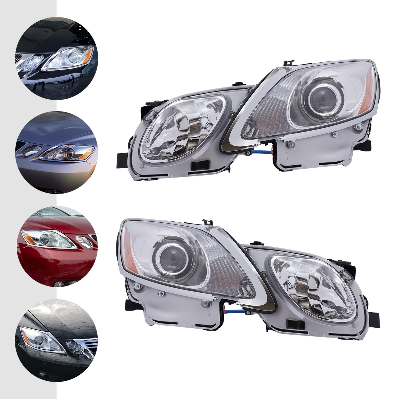 Front Headlight Assembly for 2006-2011Lexus GS300/GS350/GS430/GS450h/GS460