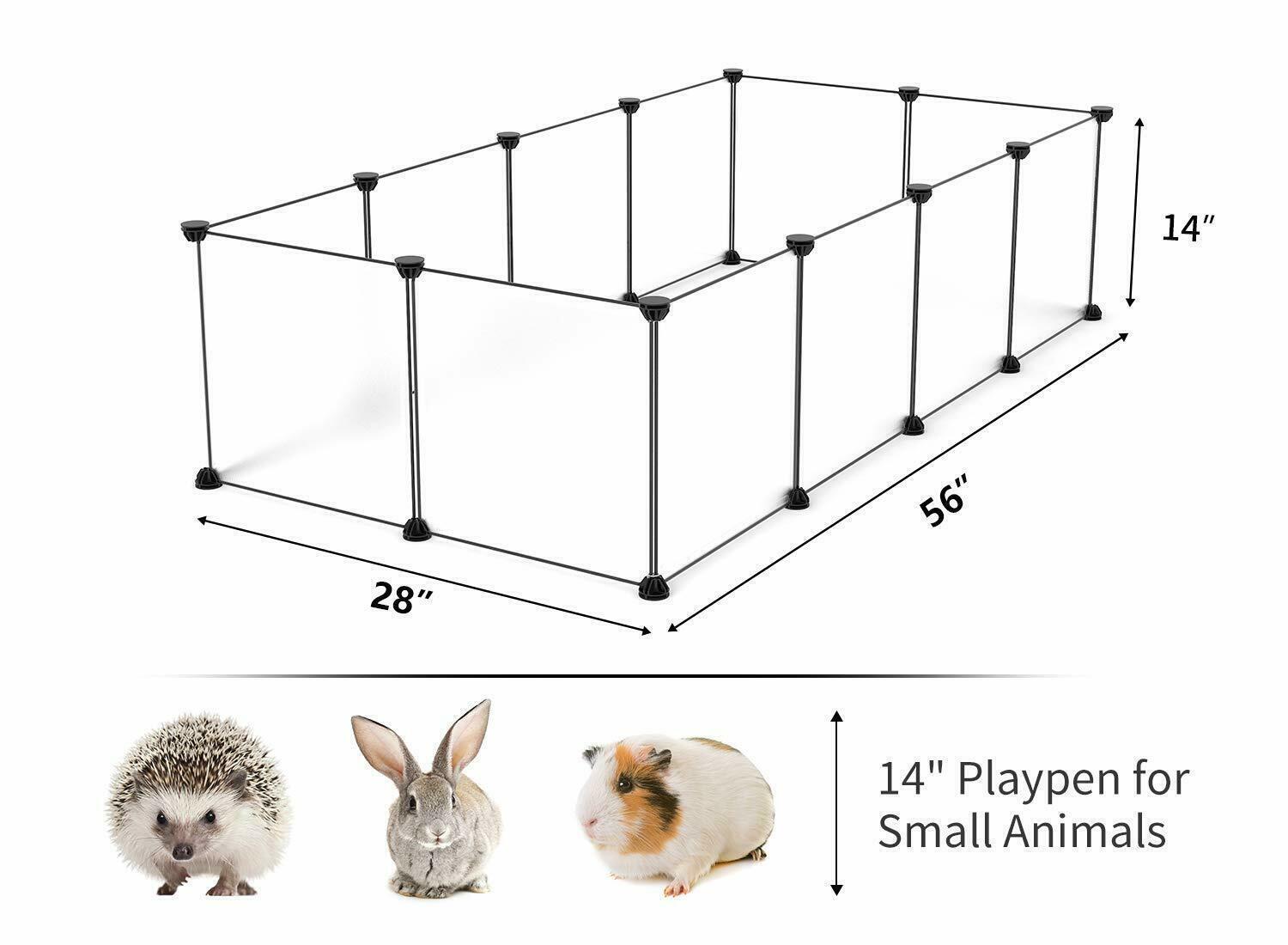 Durable Portable Pet Playpen Puppy Dog Fences Gate Indoor Outdoor Fence Exercise