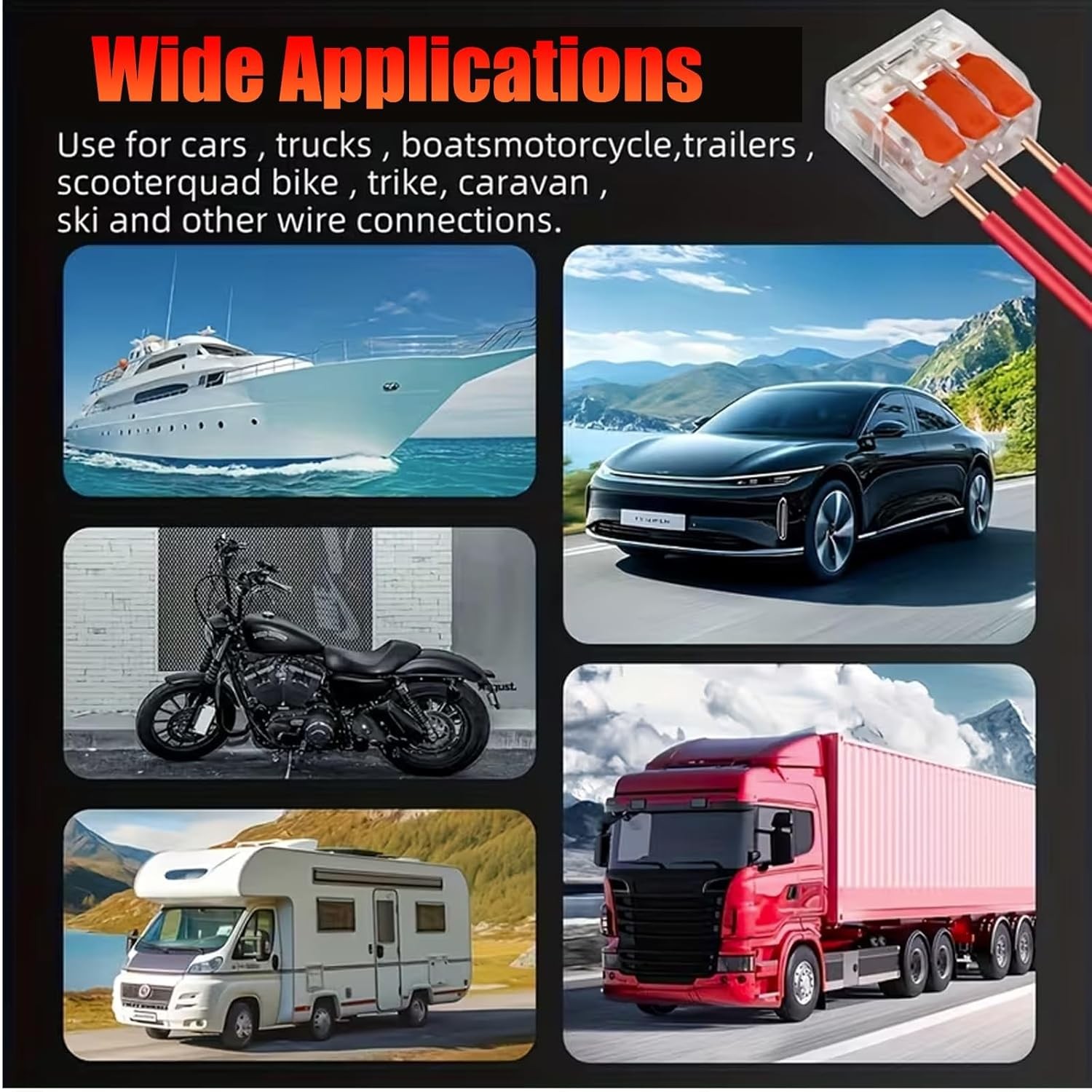 90Pcs For Wago 221 Lever Nuts Compact Splicing Wire Connectors - 2/3/5 Terminal