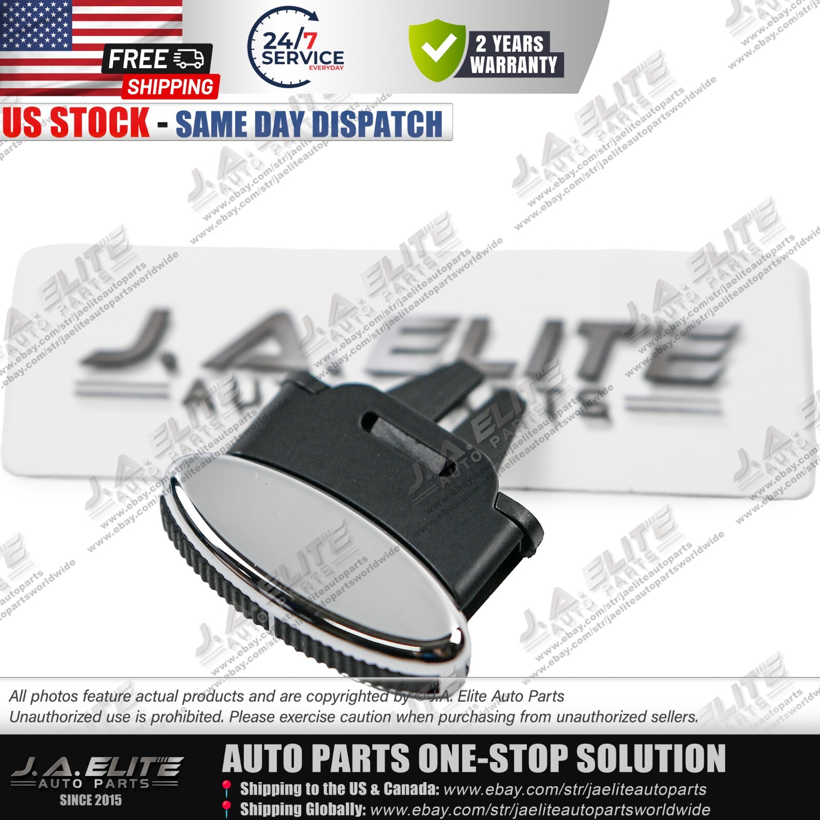 AC Air Vent Outlet Paddle Clip Slide fits Maserati GranTurismo GranCabrio