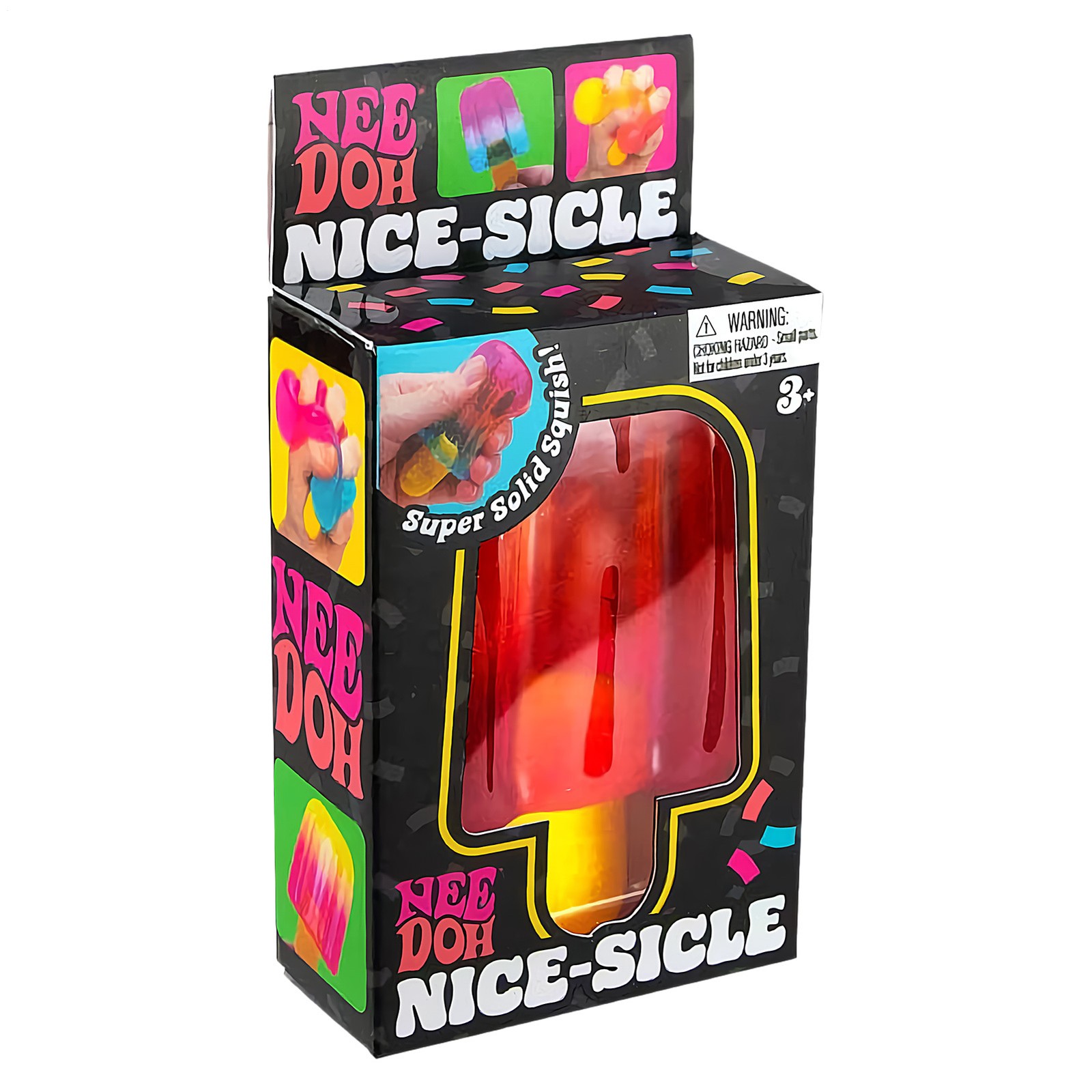 NeeDoh Nice-Sicle Fidget Squish Toy Popsicle Blind Box Squeeze Ball Random