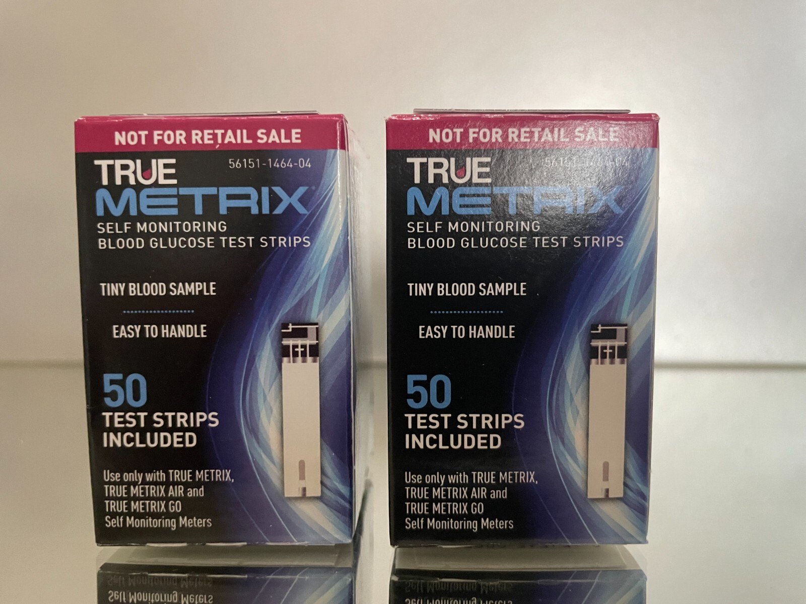 True Metrix Blood Glucose Test Strips 100 CT (2 BOXES) EXP 01/2026. FREE SHIP