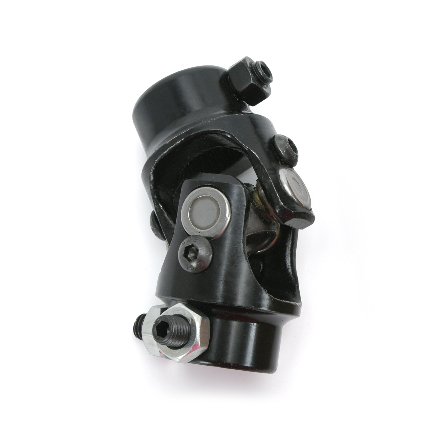 Steering Box Black U Joint 36" Steel Steering Shaft + 3/4" Support Bearing GM