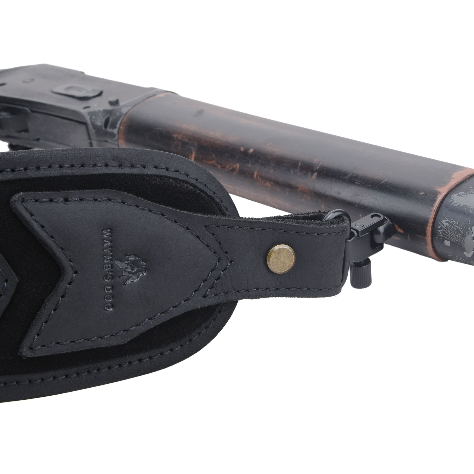 Leather Rifle Carry Sling Shotgun Shoulder Strap for .30-30.22LR 12GA.30-06 .308