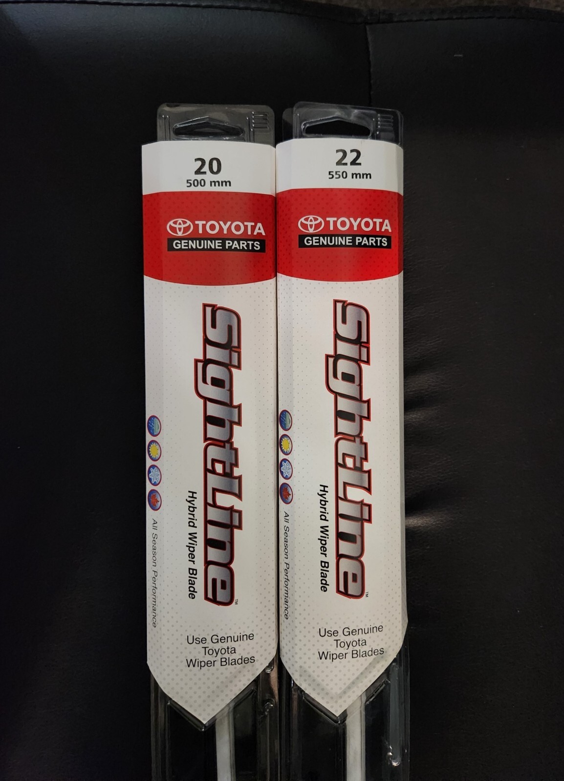 2016 - 2023 TACOMA Front Wiper Blade Set Genuine Toyota SightLine 1H 1F