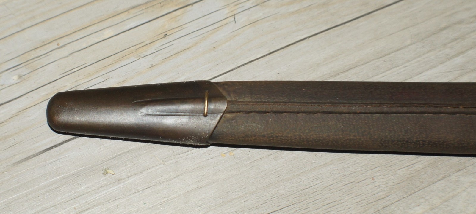 Aged Patina WWI Us M1917 Enfield Remington Trench Bayonet Scabbard Reproduction