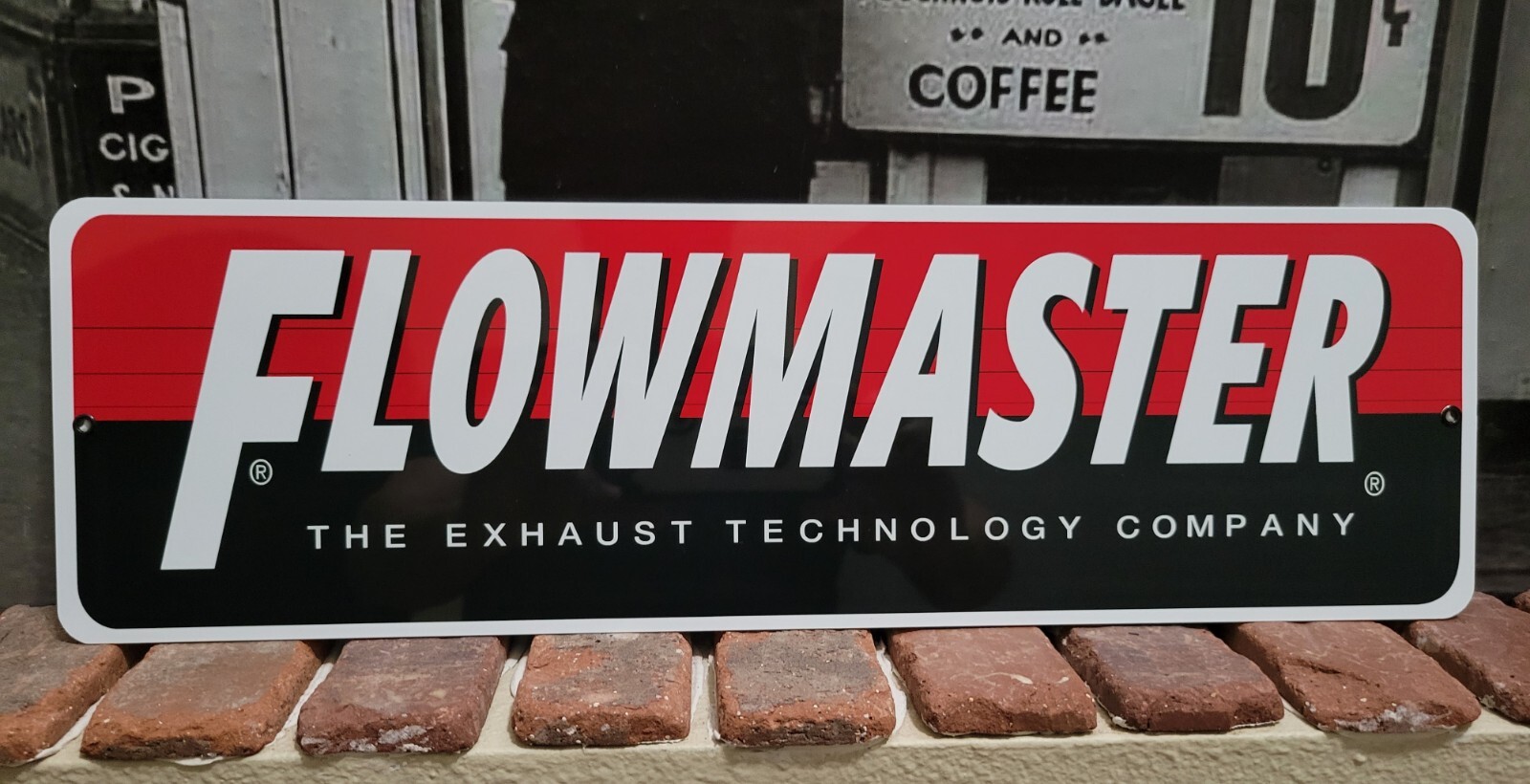 Flowmaster Aluminum sign 6" x 23"
