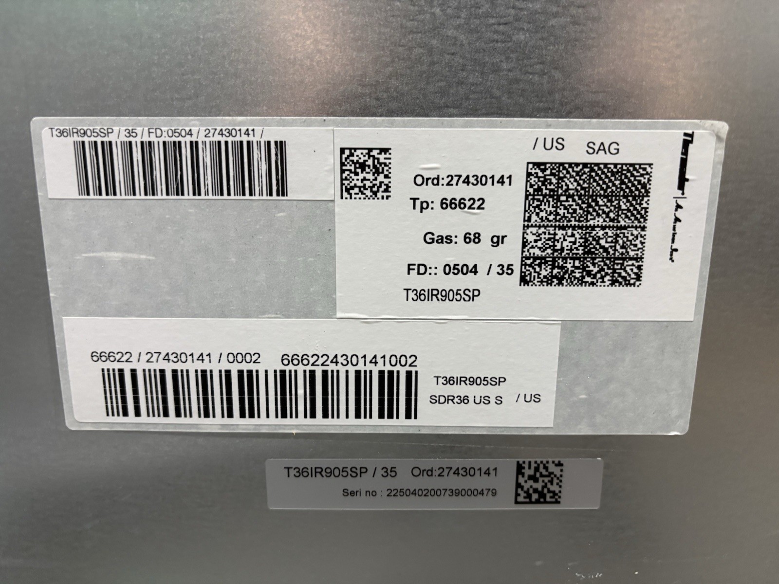 Thermador Freedom® Collection T36IR905SP 36" Panel Ready Built-In Smart Full Ref