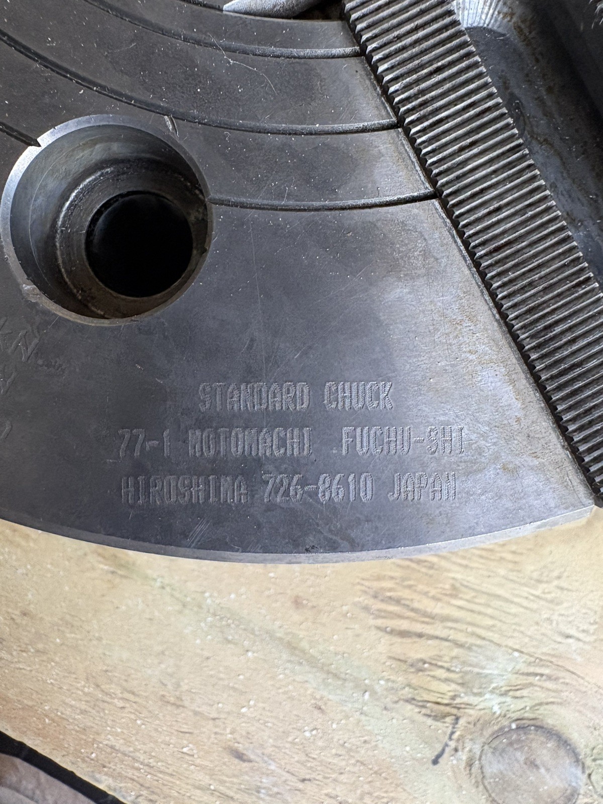 KITAGAWA B-210 | 10" 3 Jaw Power Chuck 31mm To 254mm 75mm Bore Hole