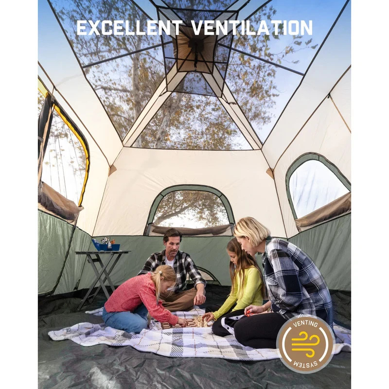 FanttikOutdoor C10 Pro Camping Tent NAVY COLOR 60 Seconds Set Up Windproof & Wat