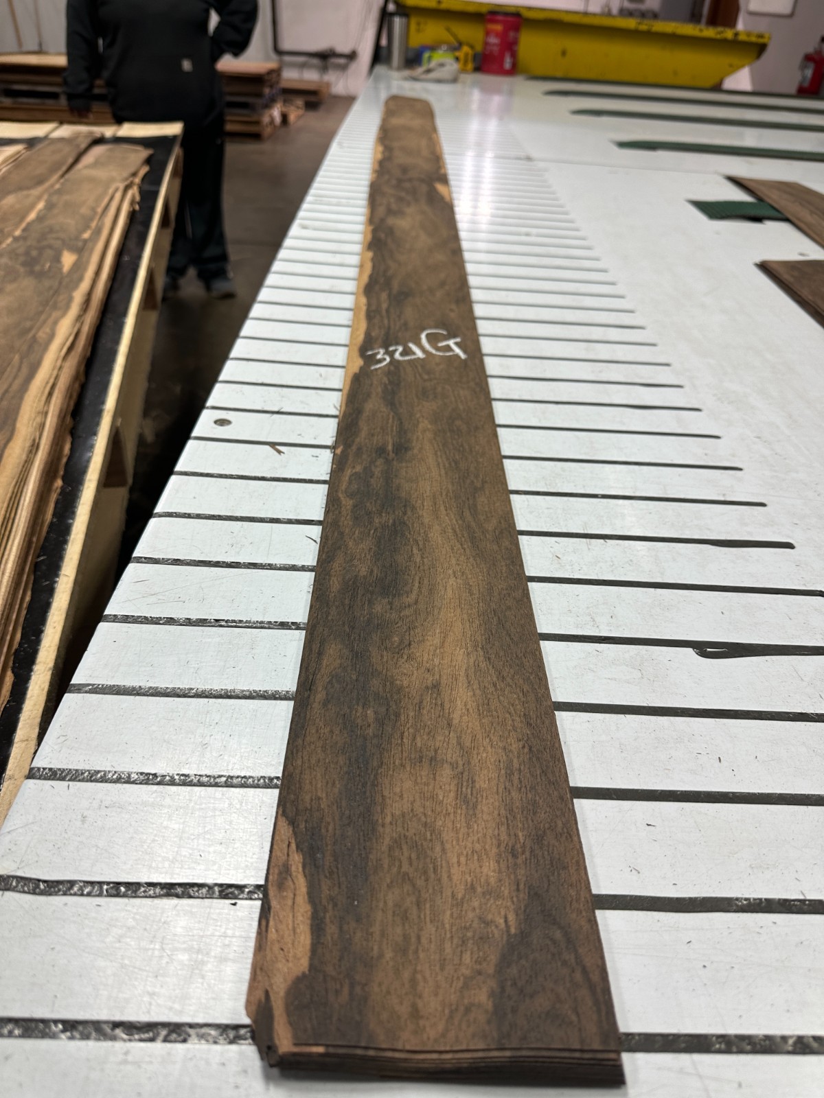 Ziricote Raw Wood Veneer 2 sheets 96'' x 4'' 321G