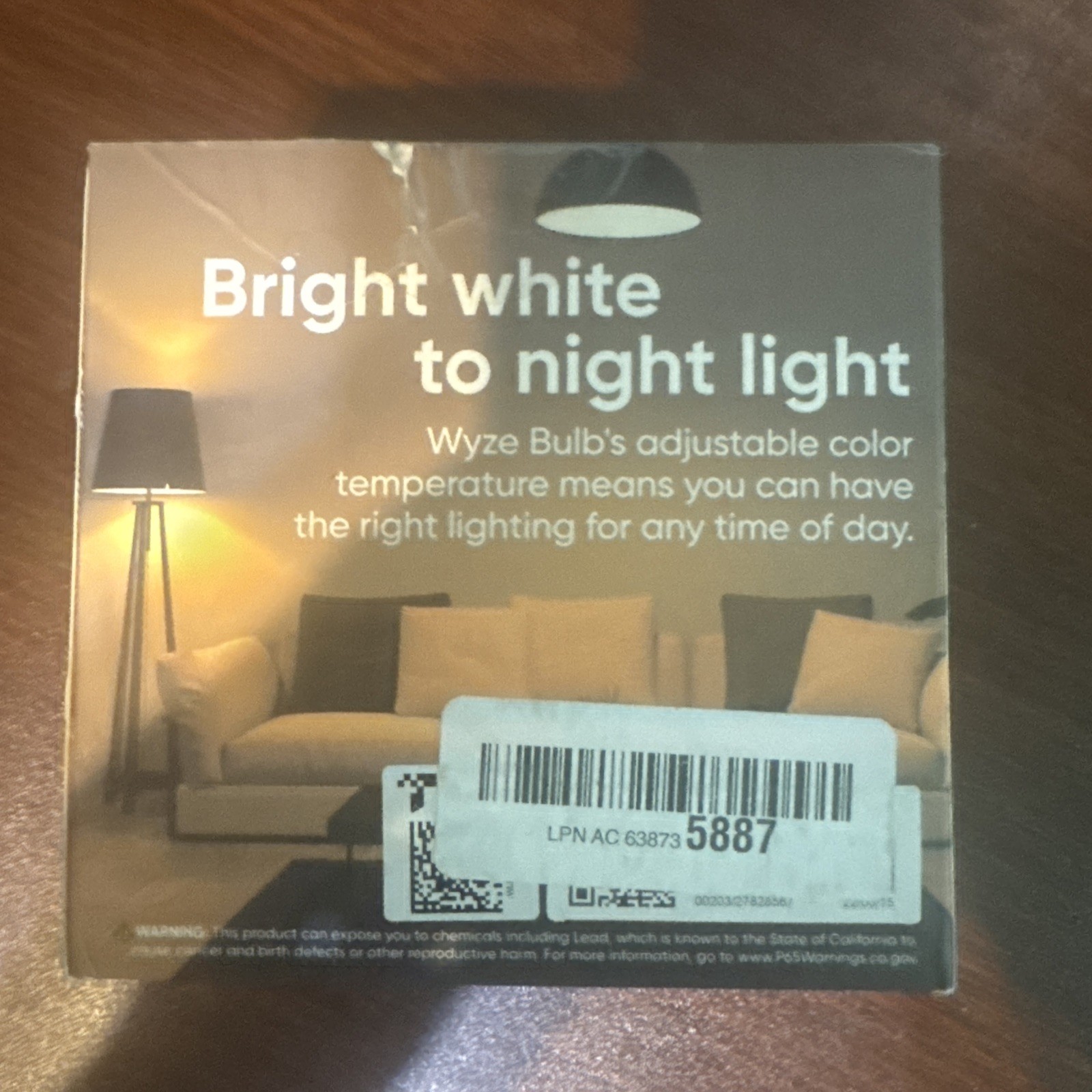 Wyze Bulb White Dimmable 2-pack 800 Lumens LED Light Bulb Brand New In Box