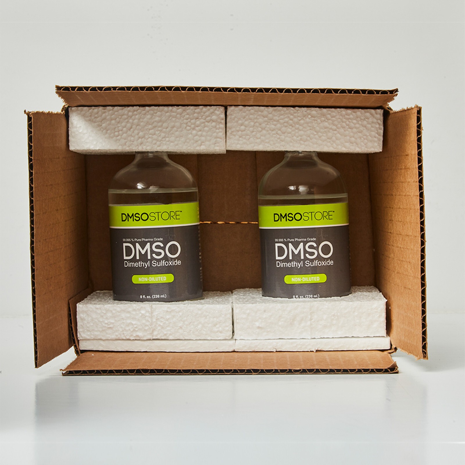 DMSO 2 Glass Bottle Special Non-Diluted 99.995% Low odor Dimethyl Sulfoxide