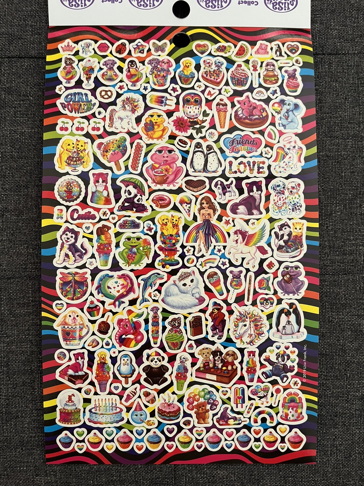 Lisa Frank Sticker Book 5 Sticker Sheets 600 Stickers Lisa Frank Stickers