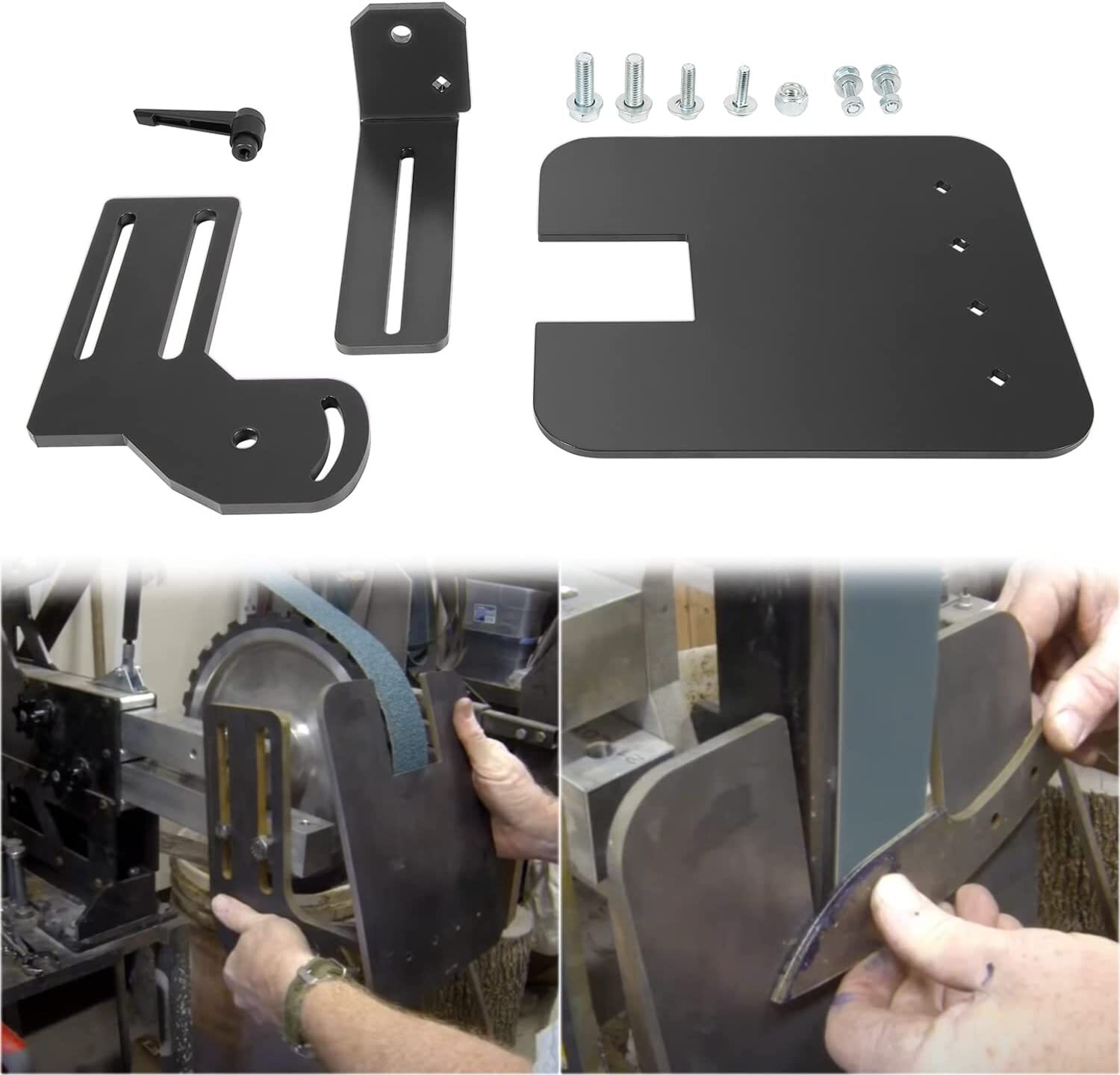 2" x 72" Knife Bevel Grinding Jig Tool OBM Belt Grinder Tilt Table Flat Platen