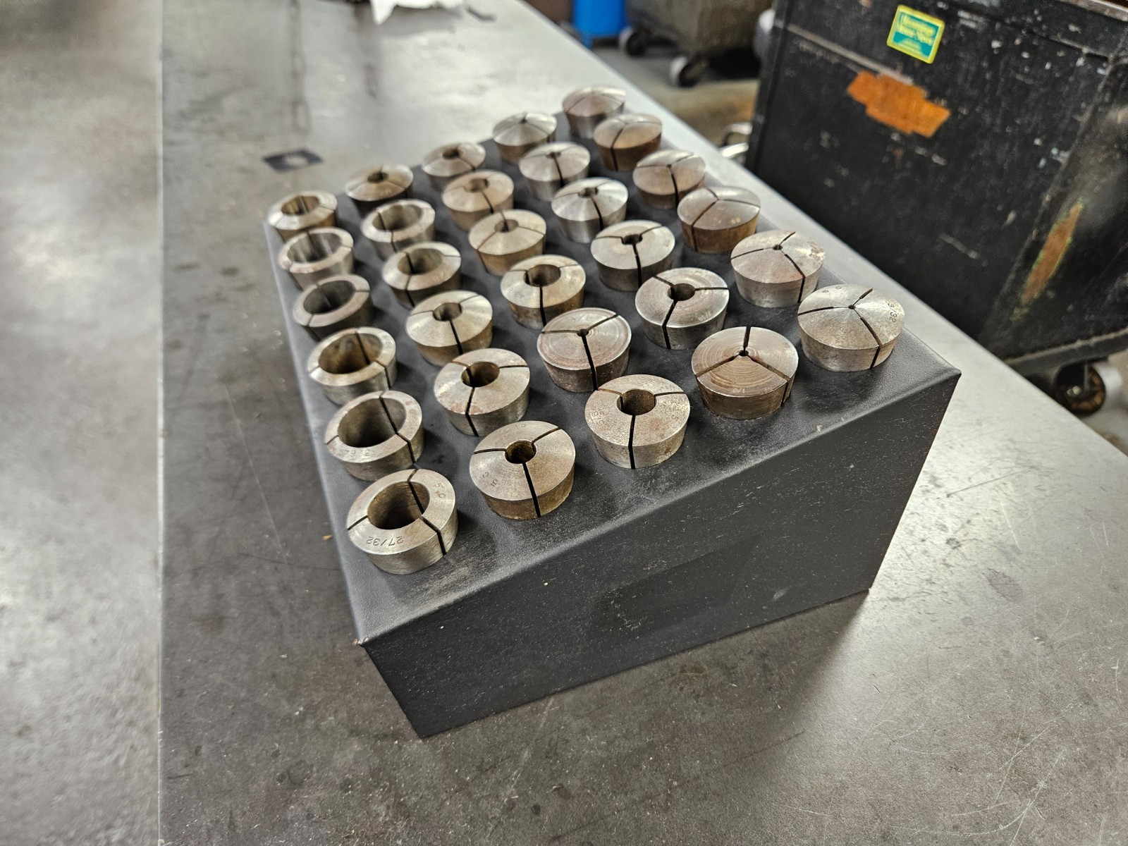 (30) Assorted 5C Collets w/ Holder