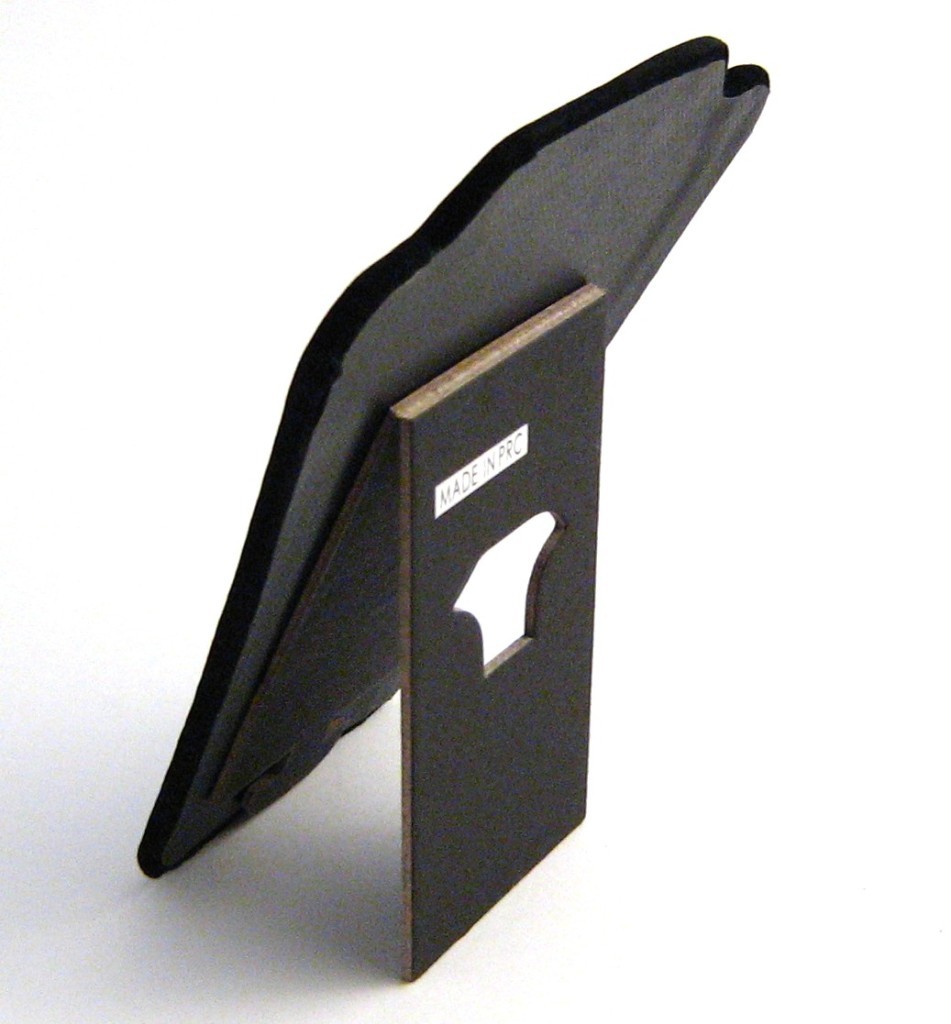 1 Tall Black Necklace Pendant Easel Back Jewelry Display Stand 12 1/8"H