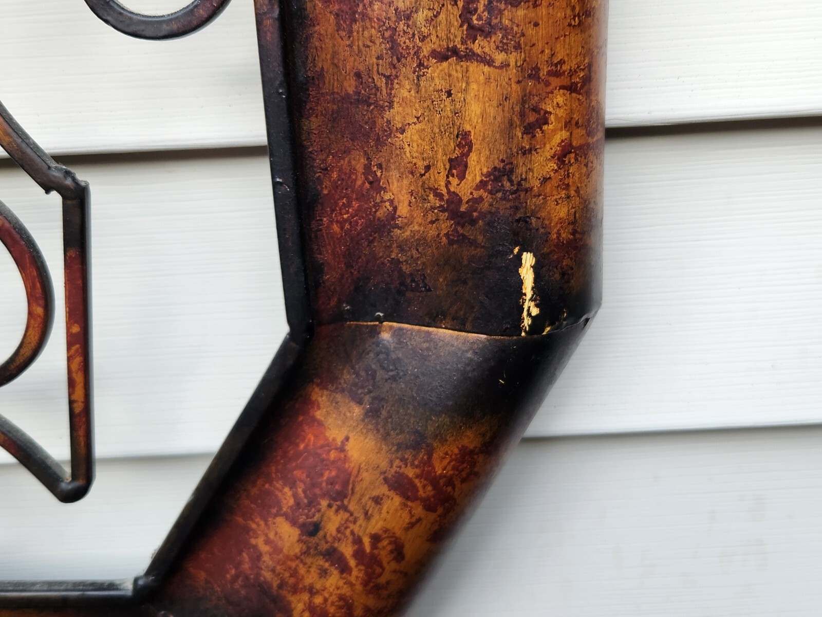 Metal Wall Art Sculpture 27" x 36" Large Distressed 12 - 14 LBS Heavy