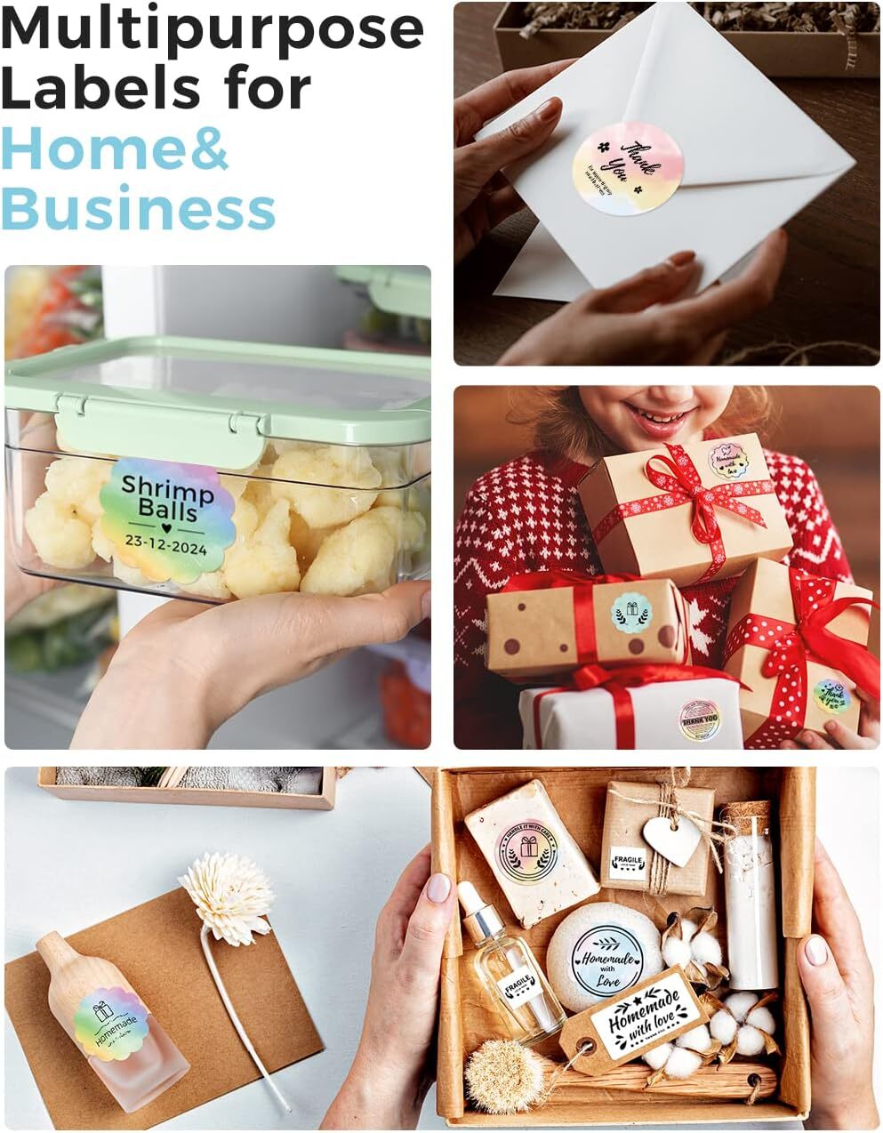 2" Direct Thermal Labels Holographic Self-Adhesive For Logo X-max Card Sticker