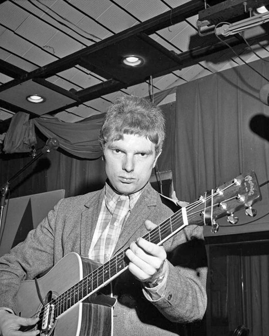 1967 VAN MORRISON with Guitar Glossy 8x10 Photo Blues Singer Print Studio Poster
